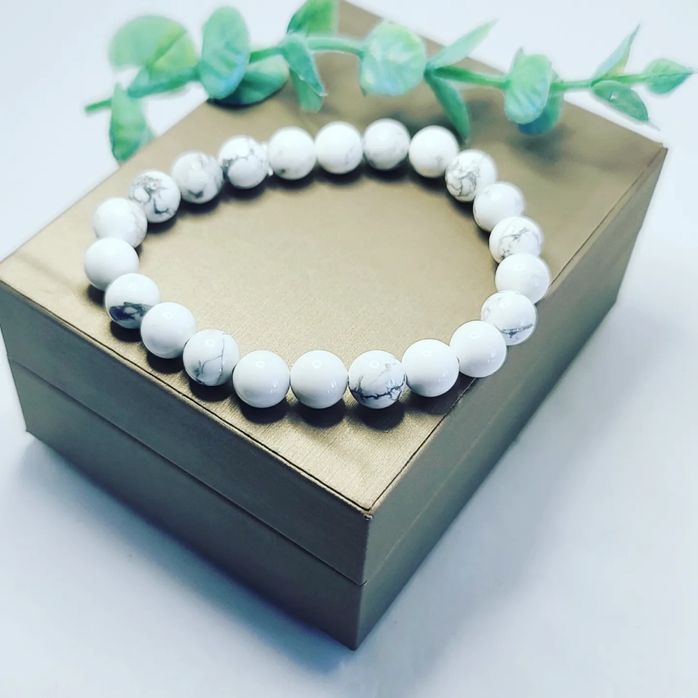 Howlite bracelet - Picture 2 of 3